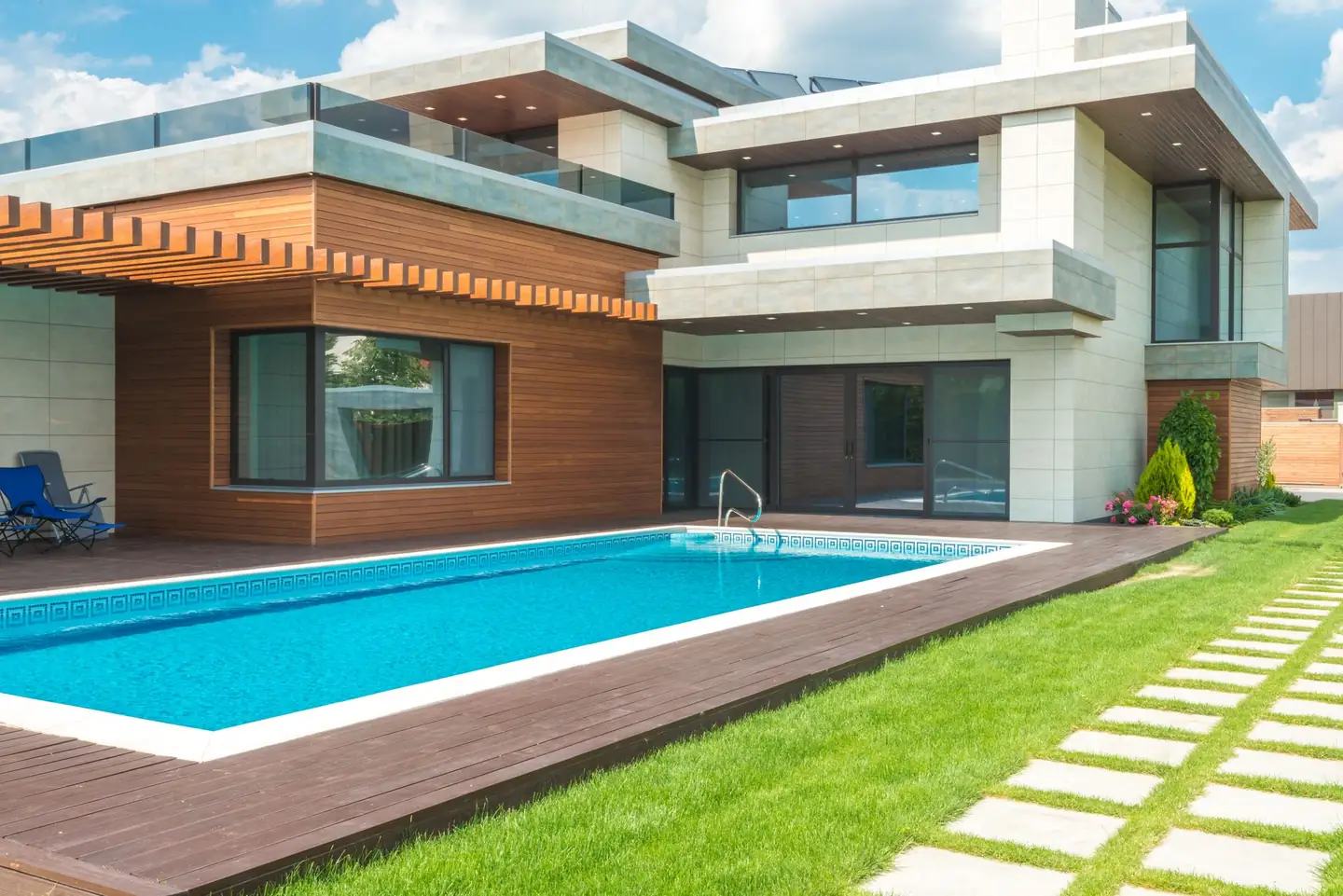 Swimming pool built in Blighty, NSW